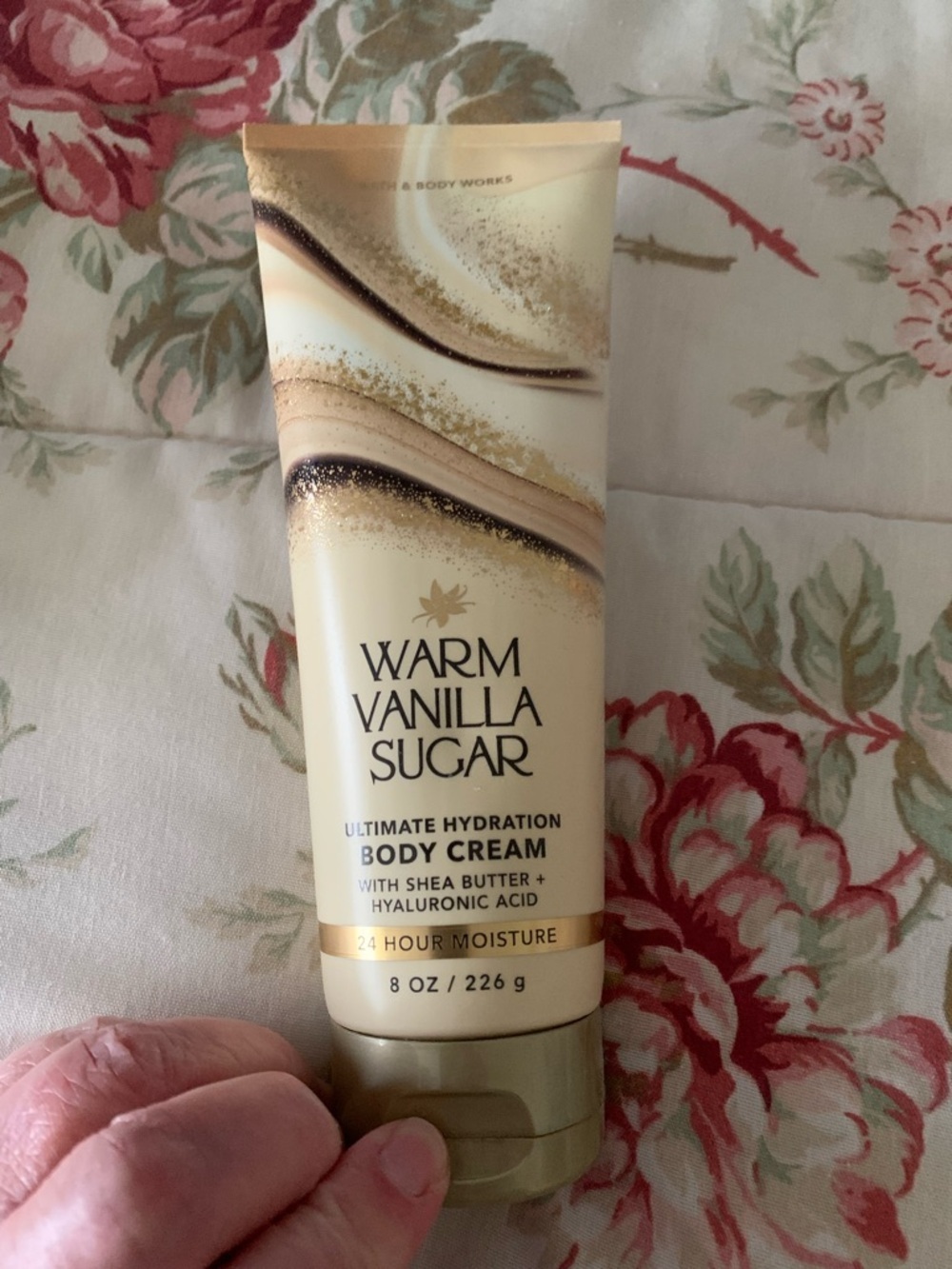 Vanilla Sugar Warm Vanilla Sugar Hydrating Body Cream - Cream & Gold